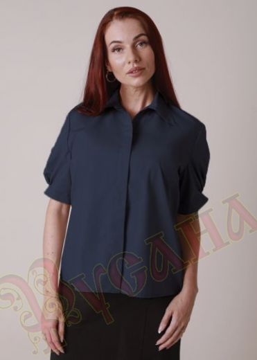Блузка синяя