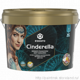 Грязеотталкивающая краска Cinderella для стен и потолков