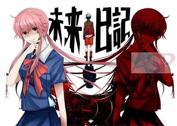 Плакат Mirai Nikki