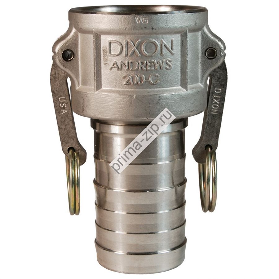 Камлок Dixon соединение тип С, розетка Х рукавный конец (MIL-C-27487) 3/4 75 CSS нержавеющая сталь