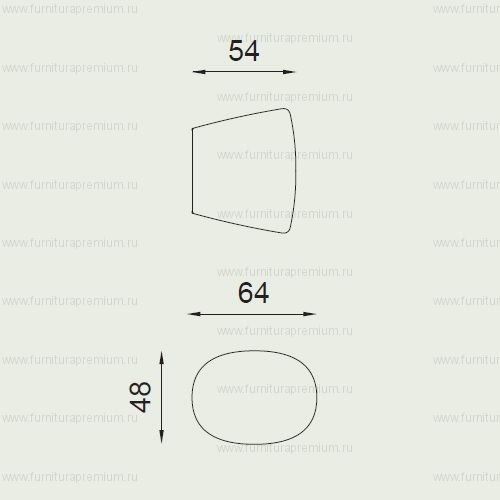 Комплект кноб DND Fluo FL37 (Martinelli)