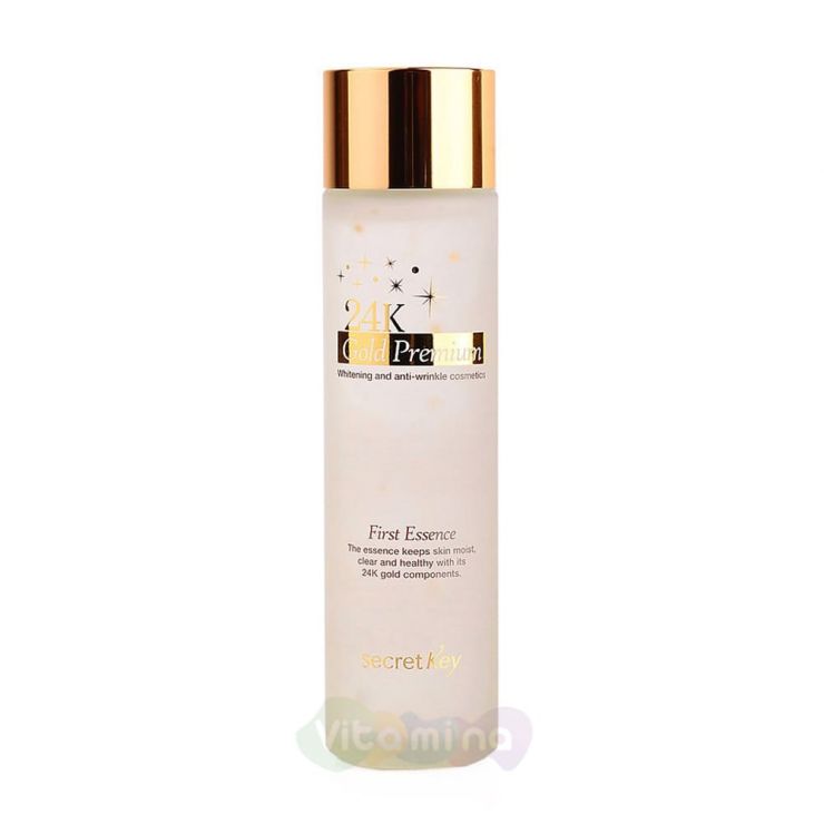Secret Key Омолаживающая эссенция с 24 каратным золотом 24K Gold Premium First Essence, 150 мл