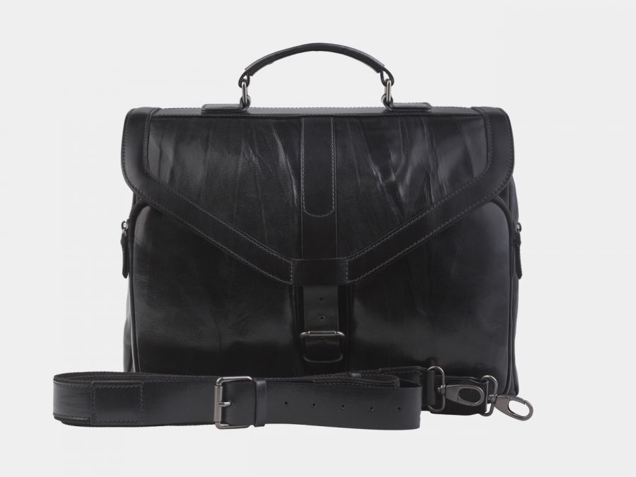 Кожаный мужской портфель Alexander-TS «PF0020 Black»