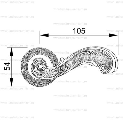 Ручка Mestre 0R6516