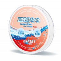 Рыболовная леска 0,083 мм 30 м Expert Profi HM80 красная