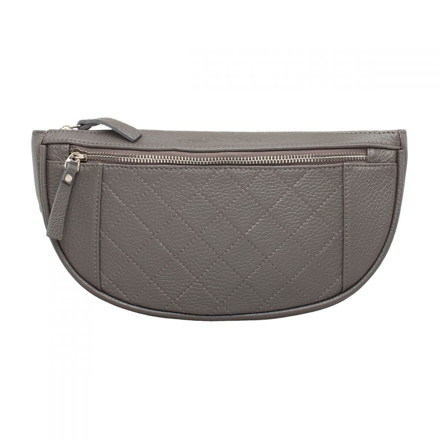 Кожаная поясная сумка Lakestone Nevil Grey 987408/GR