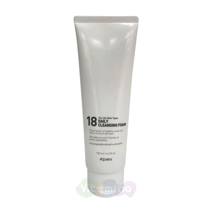 A'Pieu Очищающая пенка для молодой кожи 18 Daily Cleansing Foam, 130 мл