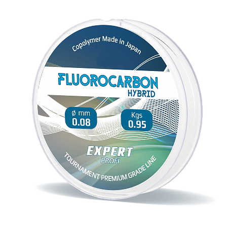 Леска 0,25 мм 50 м флюорокарбоновая Expert Profi Fluorocarbon Hybrid