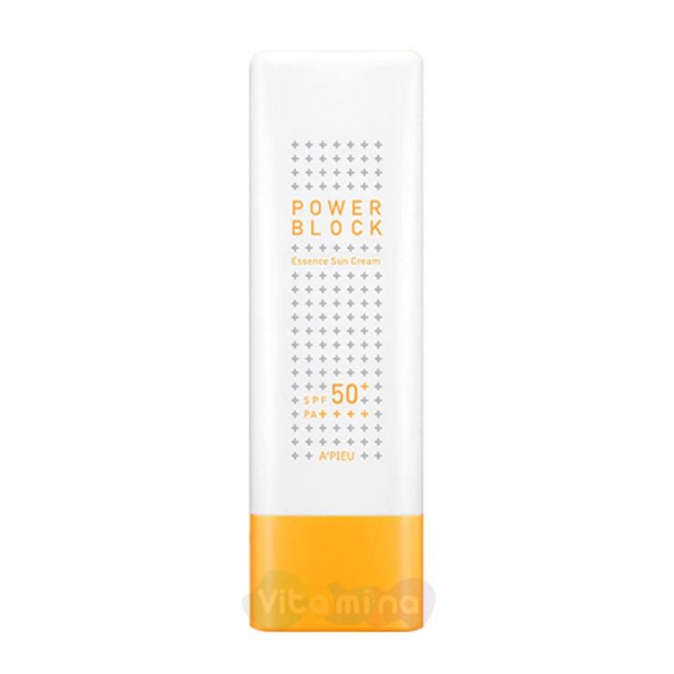 A'Pieu Солнцезащитный крем-эссенция Power Block Essence Sun Cream SPF50+/ PA++++, 50 мл