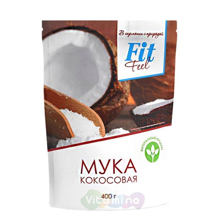 Fit Parad Мука кокосовая, 400 гр.
