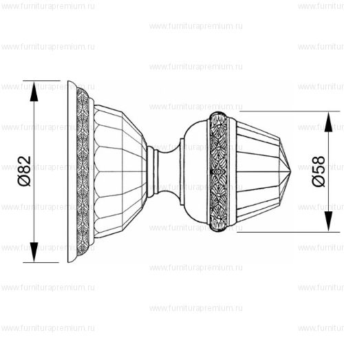 Комплект кноб Mestre 0P6248