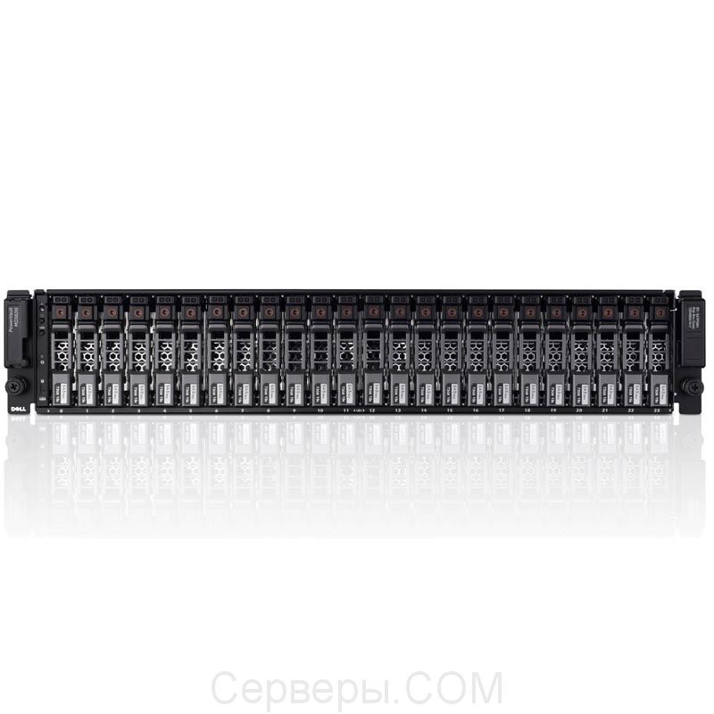 Система хранения Dell PowerVault MD3820i 24х2.5" iSCSI 10Gb, 210-ACCP-22