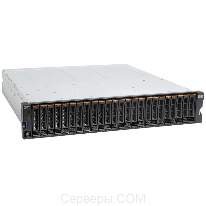 Система хранения Lenovo Storwize V3700 V2 Controller Unit 24х2.5" miniSAS HD (12Gb/s), 6535EC2