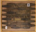 B02. Мозаика серия BRONZE соты  размер, мм: 350*280*8 (Happy Mosaic)