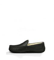 UGG ASCOT SLIPPER LEATHER "Black"