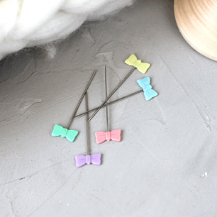 Инструменты для куклоделия - Булавки портновские с бантиками