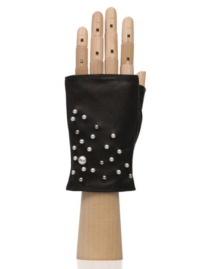 Кожаные перчатки без пальцев ELEGANZZA GR01-00030014