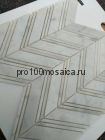 KA63 Мозаика серия Камень размер чипа 105*23 и 105*5, мм: 300*275*6 (Happy Mosaic)