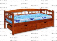 Кровать Золушка с ящиками, любые размеры