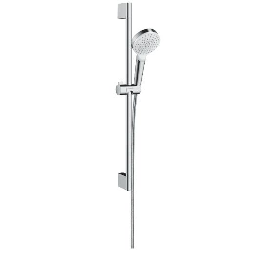 Душевой гарнитур HansGrohe HG Crometta 1jet со штангой 65 см белый/хром