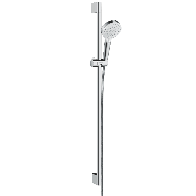 Душевой гарнитур HansGrohe HG Crometta Vario со штангой 90 см белый/хром