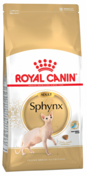 Royal Canin Sphynx Adult Корм сухой сбалансированный для взрослых кошек породы Сфинкс от 12 месяцев