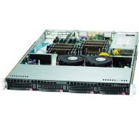 Серверная платформа Supermicro SuperServer 6018R-TD 1U 2xLGA 2011v3 4x3.5", SYS-6018R-TD