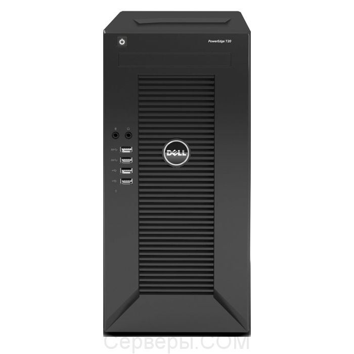 Сервер Dell PowerEdge T20 3.5" Tower, 210-ACCE/001