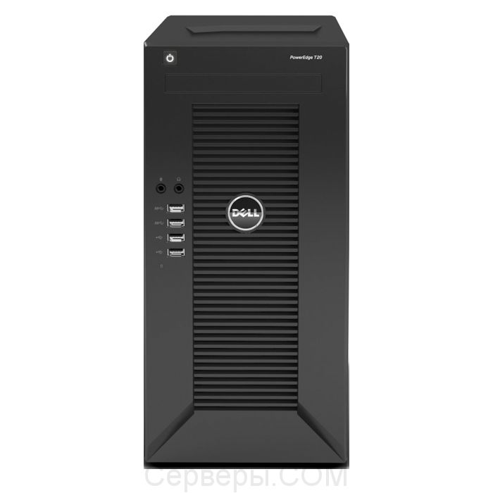 Сервер Dell PowerEdge T20 3.5" Tower, 210-ACCE/001