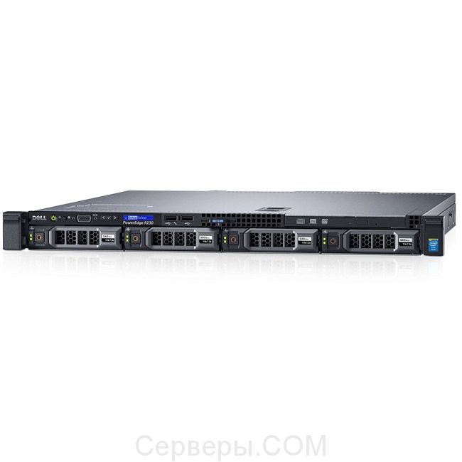 Сервер Dell PowerEdge R230 3.5" Rack 1U, 210-AEXB-51