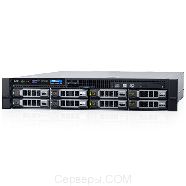 Сервер Dell PowerEdge R530 3.5" Rack 2U, 210-ADLM-86