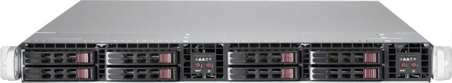 Серверная платформа Supermicro SuperServer 1027TR-TF 1U 4xLGA 2011 8x2.5", SYS-1027TR-TF