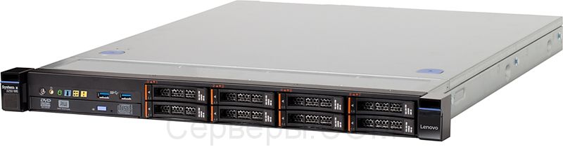 Сервер Lenovo x3250 M6 2.5" Rack 1U, 3943EGG