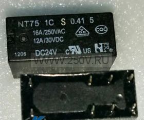 Реле NT75-C-S-16-DC24V-0.41-5.0