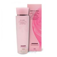 3W CLINIC Глубокоувлажняющий софтнер с цветочными экстракт Flower Effect Extra Moisture Skin Softner, 150 мл