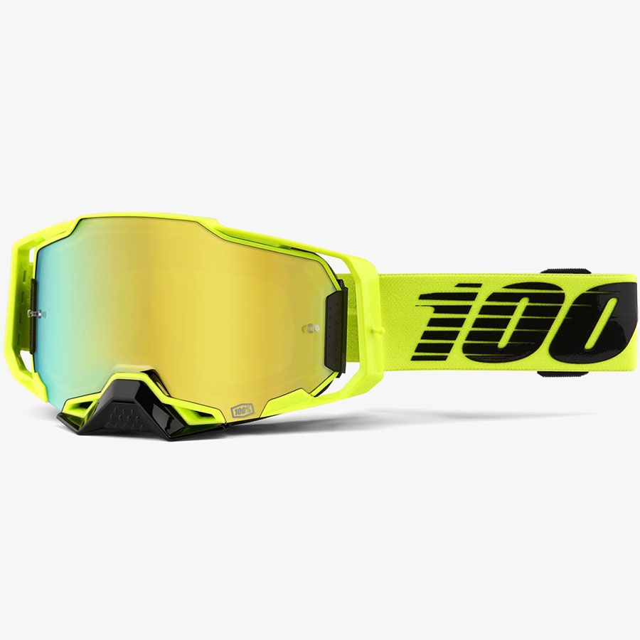 100% Armega Nuclear Citrus Gold Mirror Lens, очки
