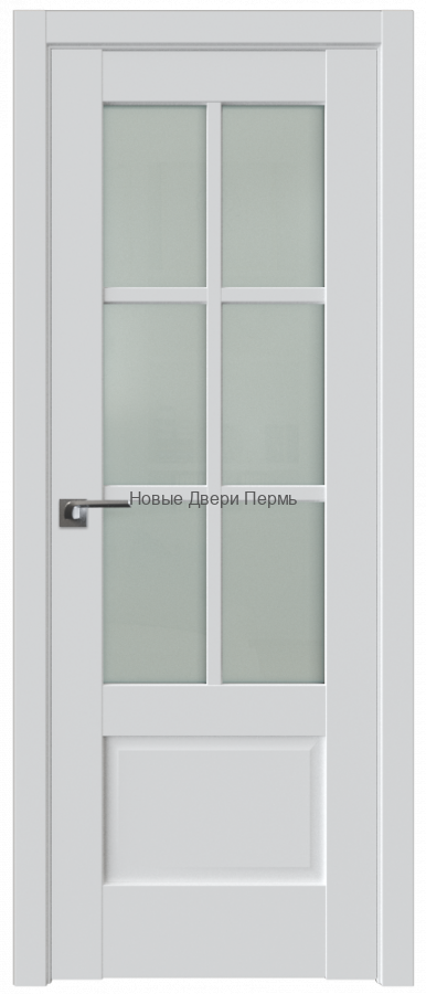 103U Аляска стекло Матовое с решеткой - PROFIL DOORS межкомнатные двери