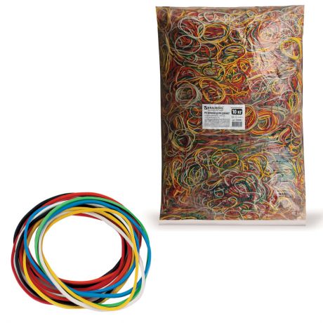 Резинки банковские универсальные, BRAUBERG 10 кг