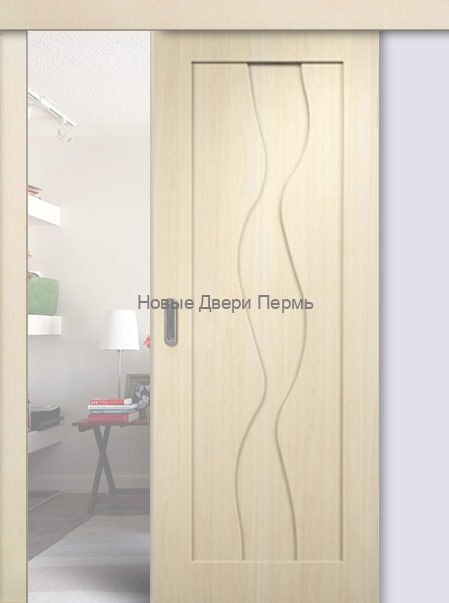 Раздвижная дверь Вираж ДГ с ПВХ покрытием