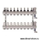 Коллектор TIM гр. с расх. 7 х. без крана