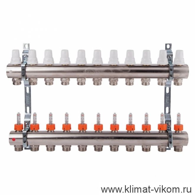 Коллектор с расходомерами ICMA  1"/3/4" (9)