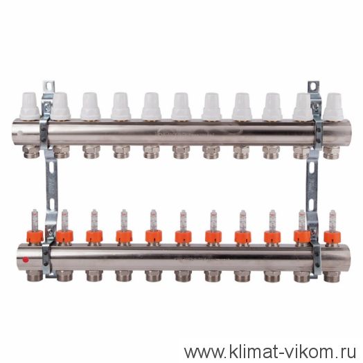 Коллектор с расходомерами ICMA  1"/3/4" (9)