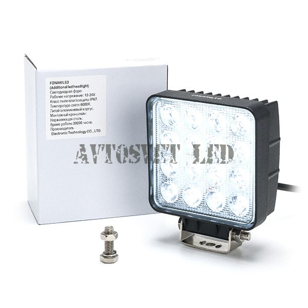 Светодиодная фара 48 ватт AS16A-48W spot