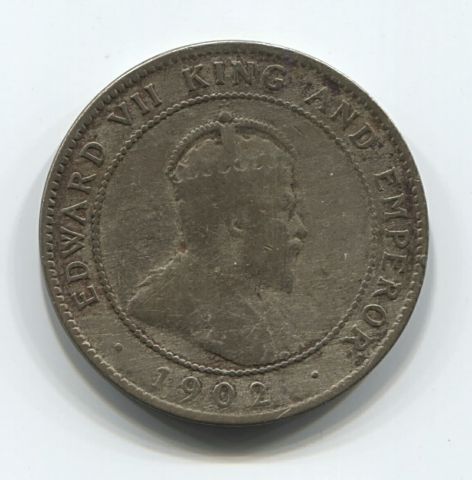 1 пенни 1902 года Ямайка