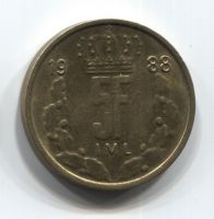 5 франков 1988 года Люксембург