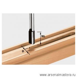 Фреза пазовая FESTOOL HW S 8 D 12 / 30 491649