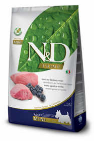 N&D LAMB&BLUEBERRY Adult mini б/з (Ягненок+черника для взрослых собак мелких пород)