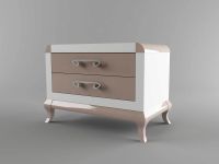 Тумба прикроватная Латте Глянец