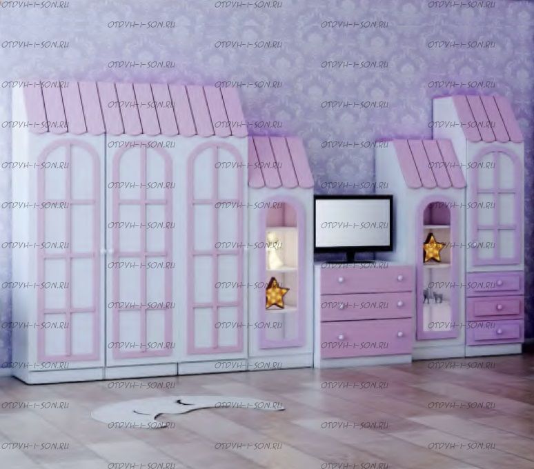 Шкаф 3хдверный Сказка №К