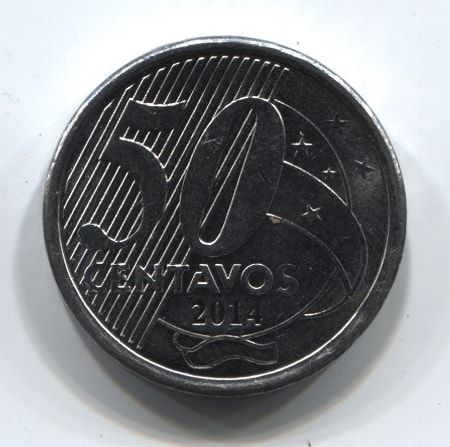 50 сентаво 2014 года Бразилия